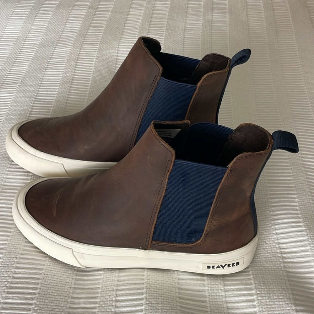 SeaVees Laguna Chelsea Boot, Elmwood Rugged Oiled Leather